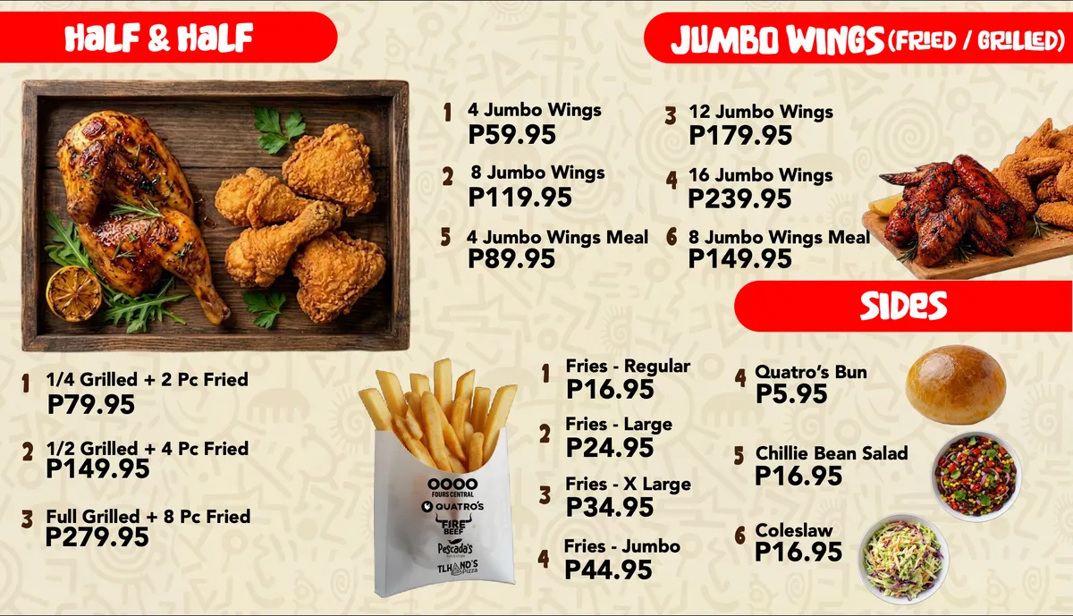 Menu page 2