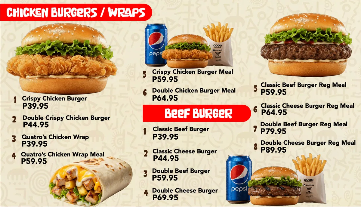 Menu page 5
